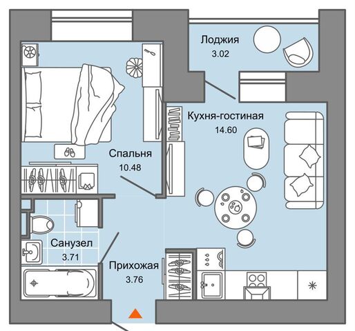 р-н Ленинский ул 4-й Пятилетки 84 ЖК «Зарядное» фото