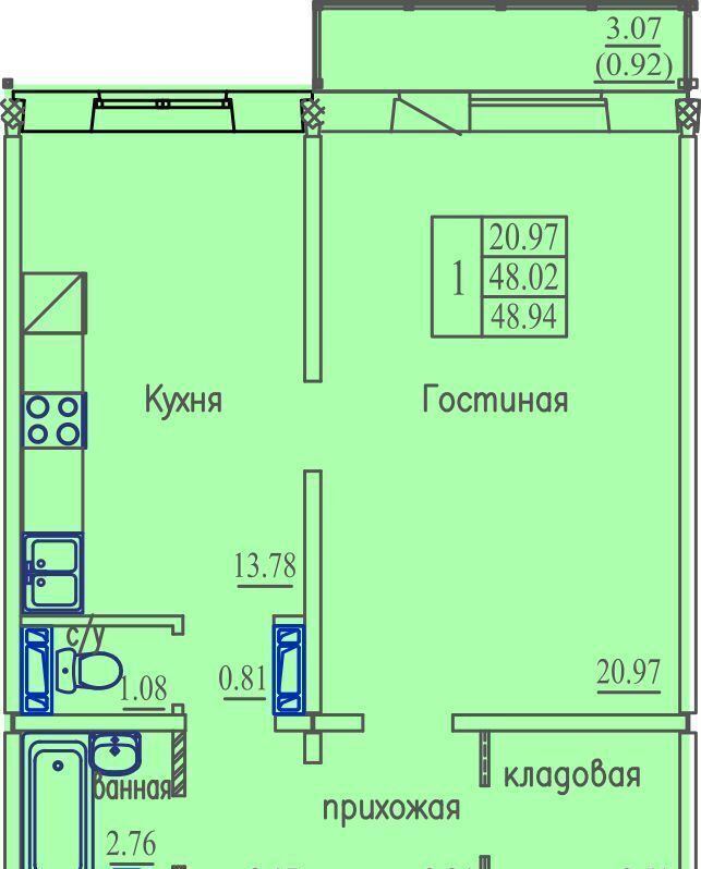 квартира г Новосибирск р-н Октябрьский Золотая Нива ул Плющихинская 9 Плющихинский фото 2