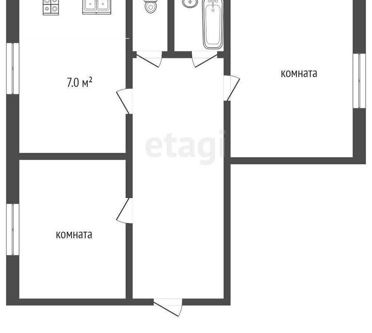 квартира г Первоуральск ул Папанинцев 3 фото 11