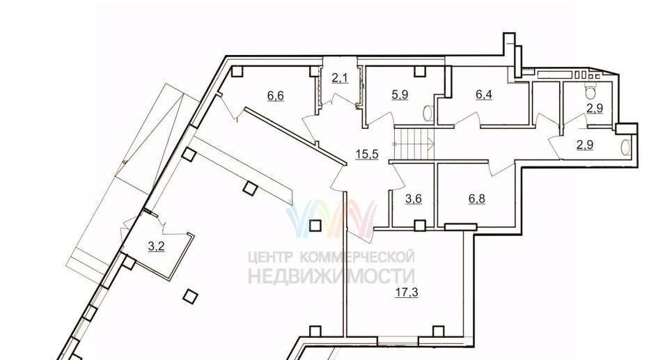 торговое помещение г Уфа р-н Калининский ул. Набережная Моторостроителей, 15 фото 9