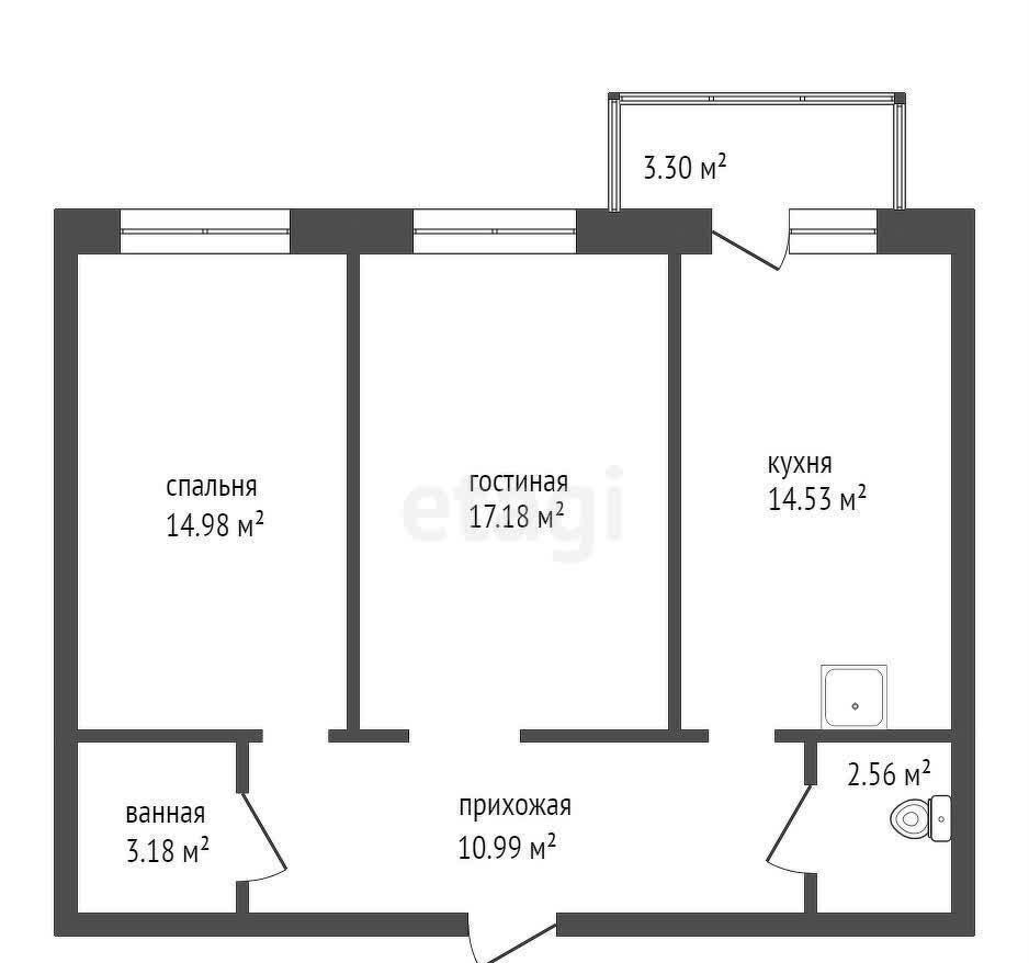 квартира г Красноярск р-н Октябрьский ул Менжинского 10г фото 11