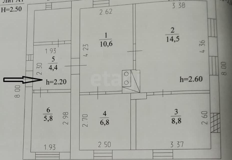 дом г Кемерово р-н Заводский ул Железнодорожная 168 Кемеровская область — Кузбасс, Кемеровский городской округ фото 9