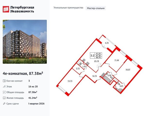 метро Елизаровская р-н Невский наб Октябрьская корп. 4. 1 фото