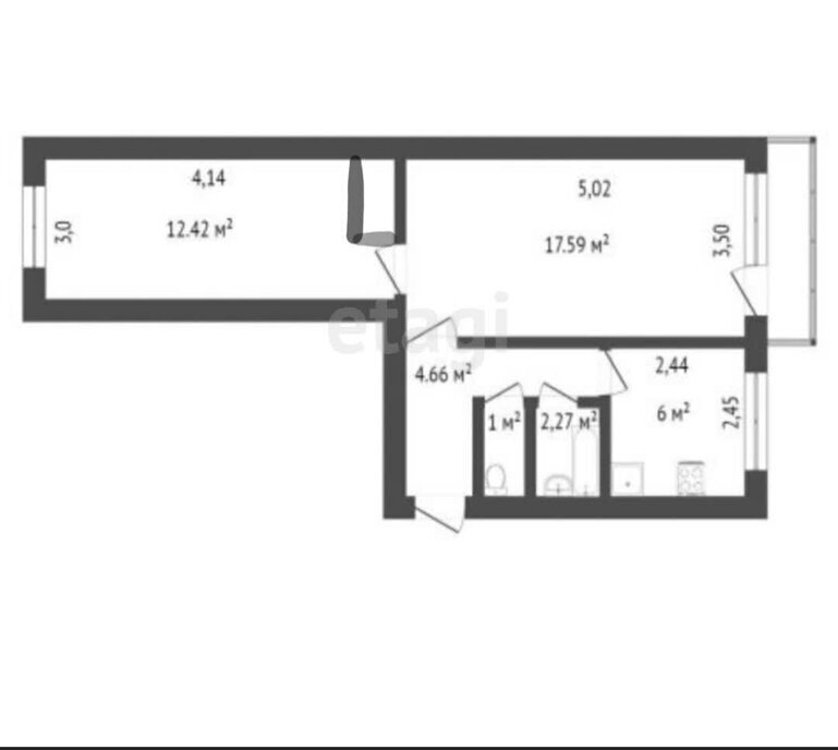 квартира г Ачинск мкр 9-й 25 фото 18