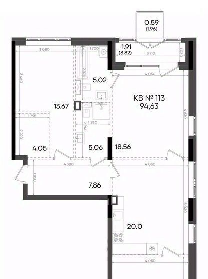 квартира г Казань метро Горки ул Аделя Кутуя 181ж фото 1