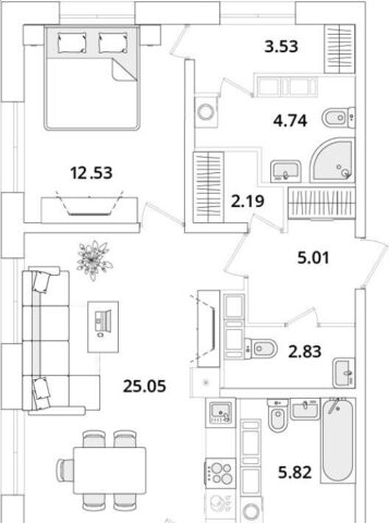 метро Лесная дом 3к/3 фото