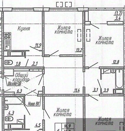 квартира г Воронеж р-н Центральный ул Шишкова 140б/6 ЖК «‎Яблоневые Сады» фото 1