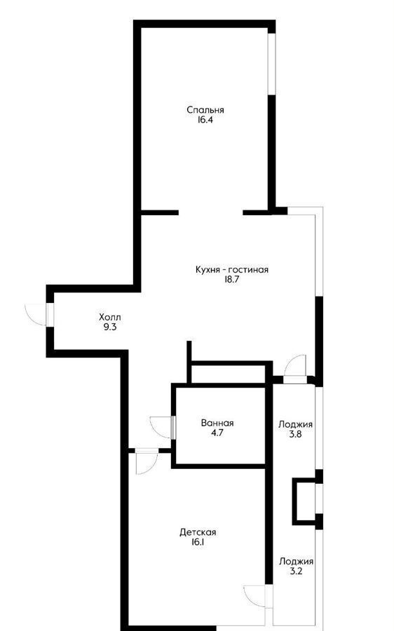 квартира г Краснодар р-н Центральный ул Садовая 159к/2 ЖК «На Садовой» фото 17