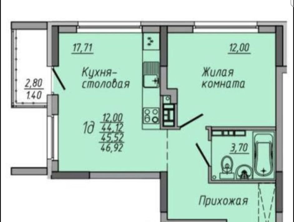 квартира г Екатеринбург р-н Ленинский Чкаловская ул Печатников 1 ЖК «Московский квартал» фото 26