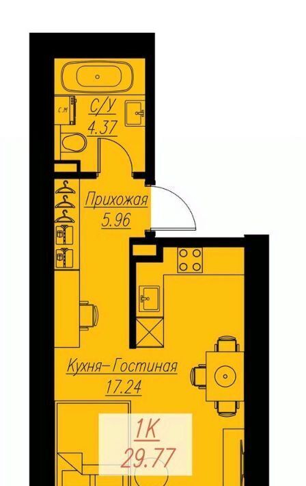квартира г Красноярск р-н Кировский ул Семафорная 441а фото 1