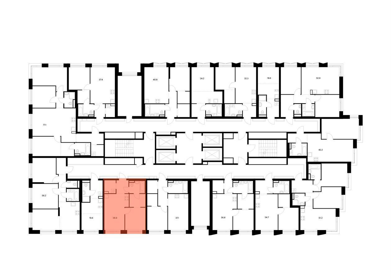 квартира г Зеленоград пер Георгиевский Зеленоград-Крюково, корп. 6. 6 фото 2