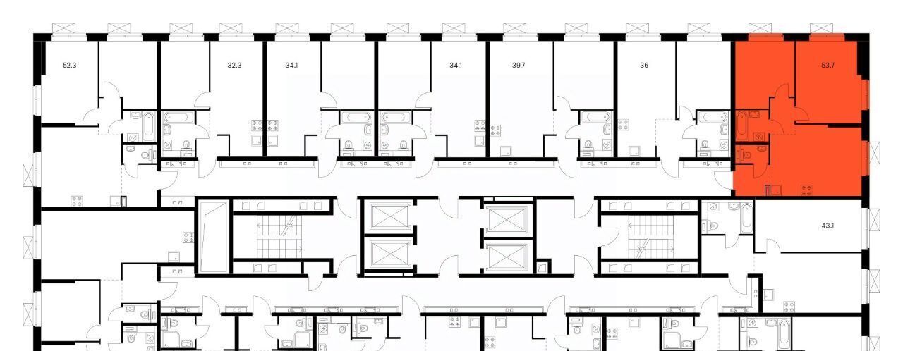 квартира г Москва метро Кантемировская б-р Кавказский 51к/2 фото 2