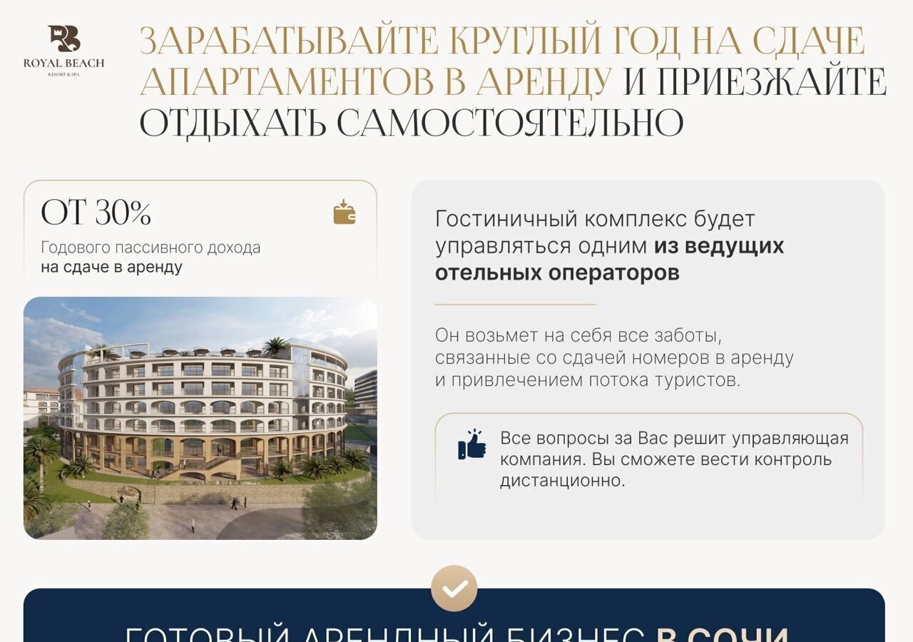 квартира г Сочи р-н Лазаревский ул Туристская с Аше МФК Royal Beach з/у 9 фото 11