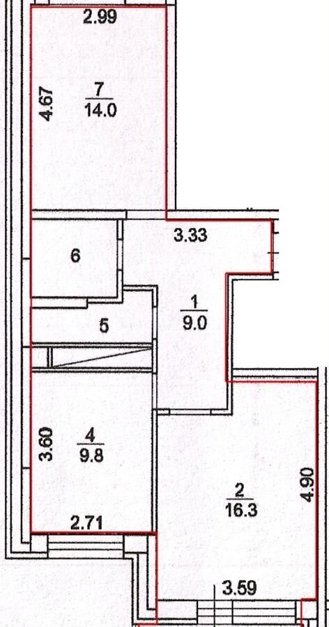 квартира г Балашиха ул Дмитриева 30 фото 19