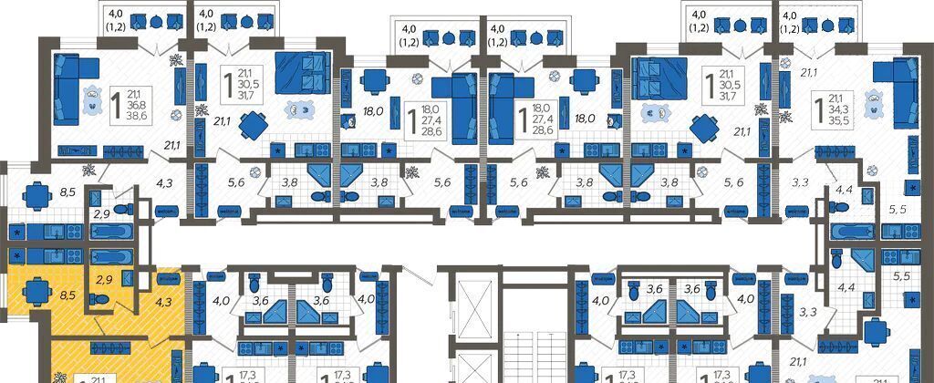 квартира г Сочи р-н Адлерский ул Искры 88/5 фото 3