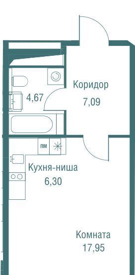 квартира г Одинцово ЖК «Одинбург» Одинцово фото 3
