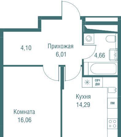 квартира г Одинцово ЖК «Одинбург» Одинцово фото 3
