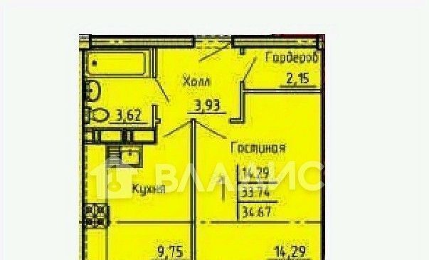 квартира г Пенза р-н Октябрьский ул Генерала Глазунова 6 фото 25