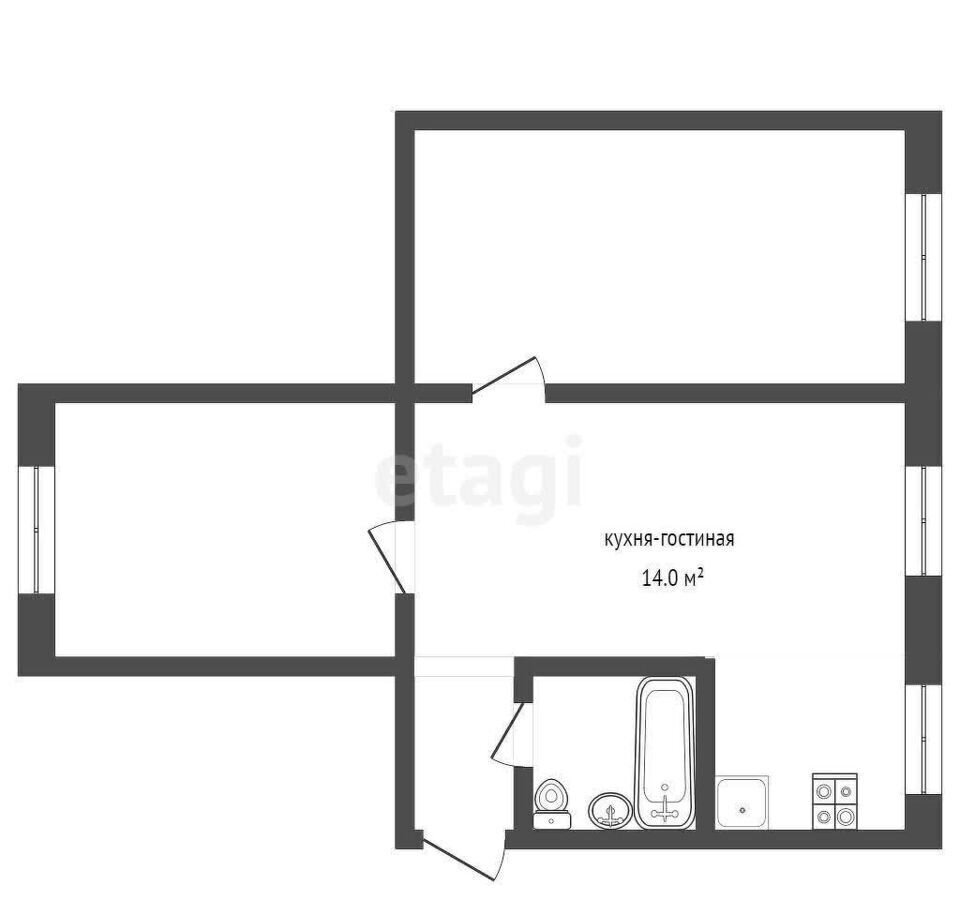 квартира г Чита р-н Железнодорожный ул Недорезова 28 фото 23