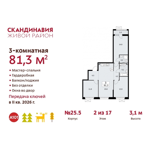 дом 25/5 жилой район «Скандинавия» Сосенское, Бутово фото