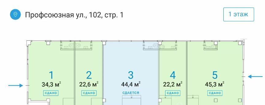 свободного назначения г Москва метро Беляево ул Профсоюзная 102с/1 муниципальный округ Коньково фото 2