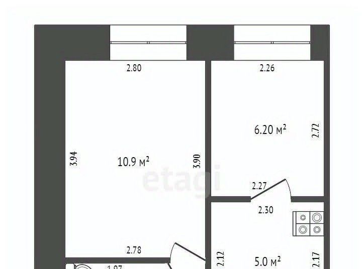 квартира г Тамбов р-н Октябрьский ул Советская 176/13 фото 20