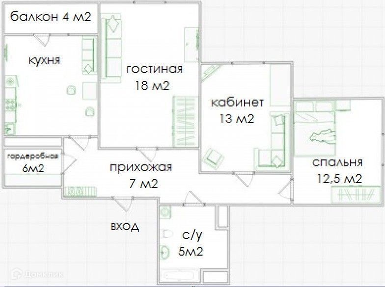 квартира г Москва ул Металлургов 56/2 Восточный административный округ фото 6