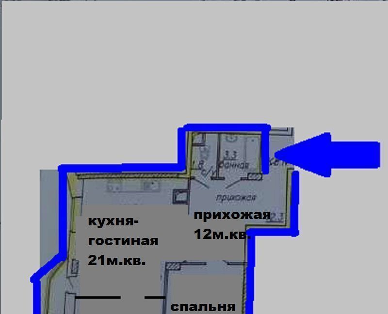 квартира г Чебоксары р-н Ленинский ул Богдана Хмельницкого 59 фото 2