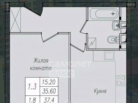 квартира г Курск р-н Сеймский ул Энгельса 154 фото 6