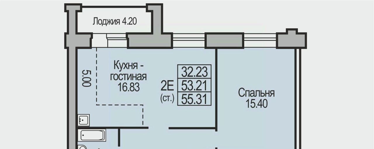 квартира г Бердск ул Солнечная 38 фото 1