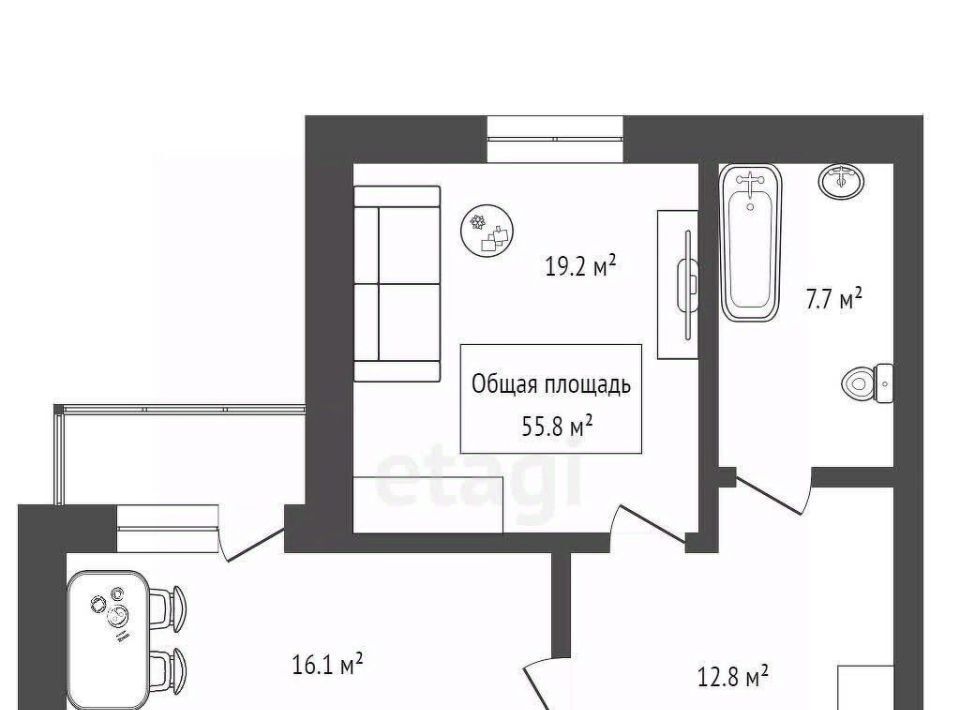 квартира г Новосибирск ул Пархоменко 18/1 Площадь Маркса фото 9