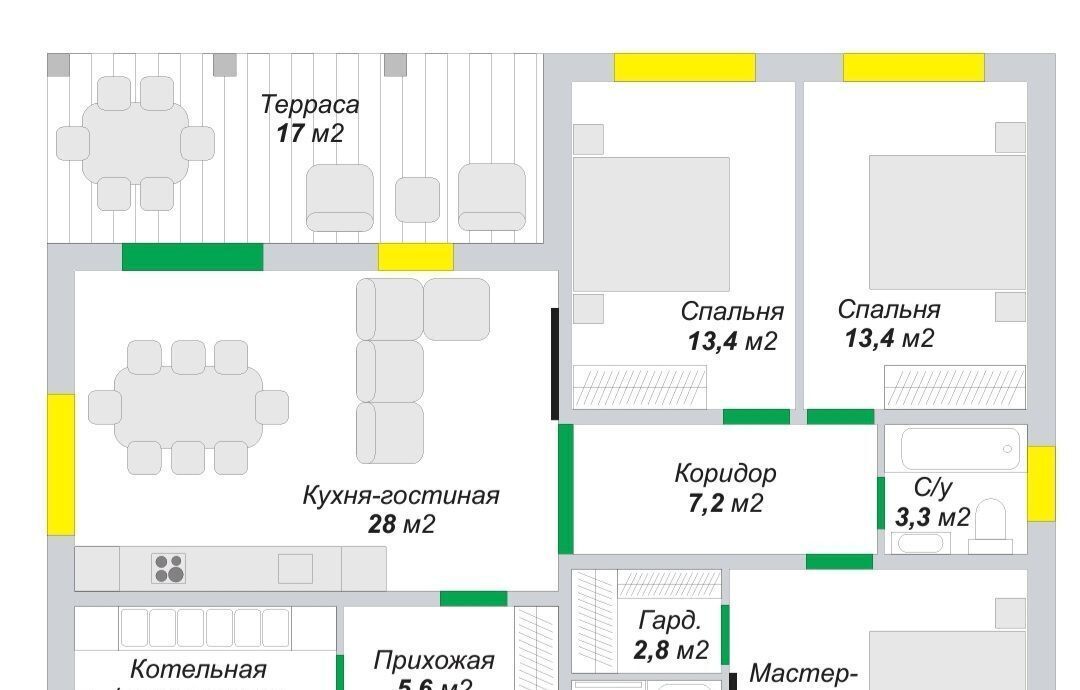 дом г Раменское дп Поречье-2 ул Молодежная 108 Раменский городской округ фото 9