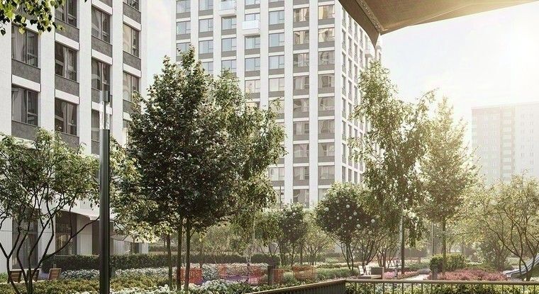 квартира г Омск р-н Кировский Кварталы Драверта 1 Кировский АО фото 9