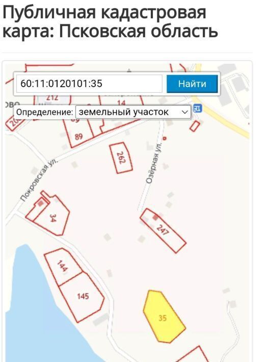 земля р-н Новосокольнический д Руново Маевская волость фото 1