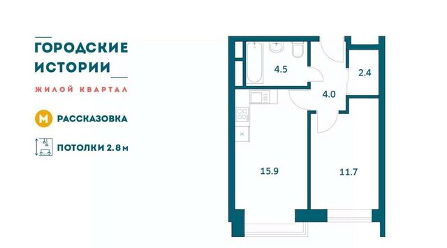ЖК «Городские истории» метро Рассказовка фото