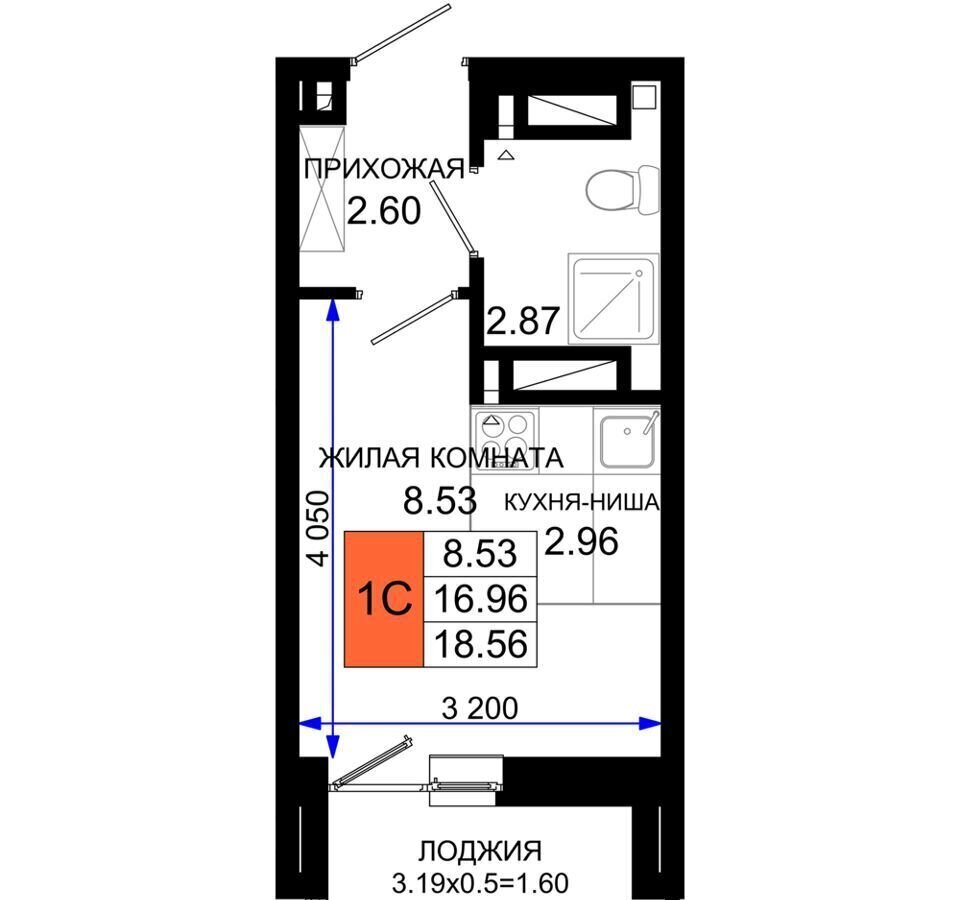 квартира г Ростов-на-Дону р-н Октябрьский пер Элеваторный ЖК «Октябрь Парк» поз. 1. 1 фото 1