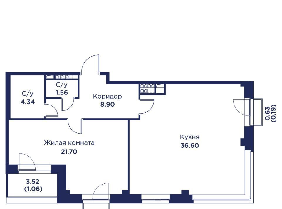 квартира г Кронштадт дор Цитадельская Беговая фото 2