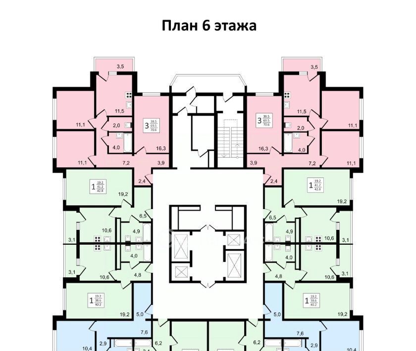квартира г Воронеж р-н Коминтерновский пр-кт Московский 179/14 фото 13