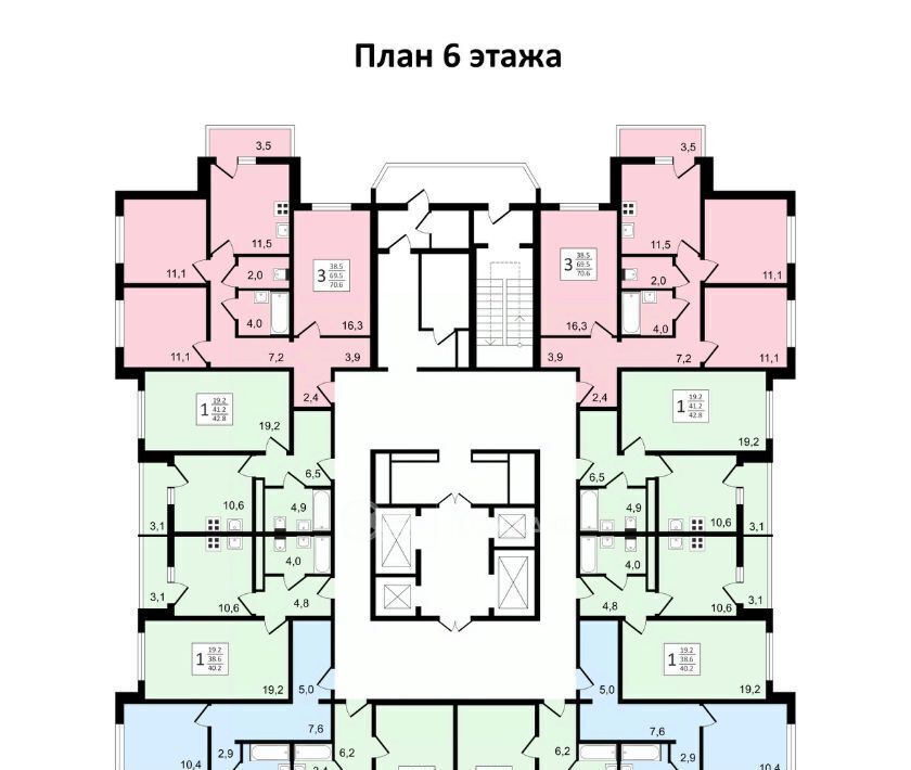 квартира г Воронеж р-н Коминтерновский пр-кт Московский 179/14 фото 19