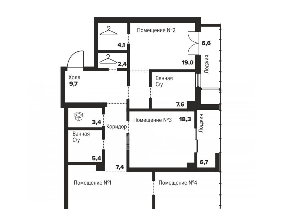 квартира г Челябинск р-н Центральный ул Труда 157а фото 7