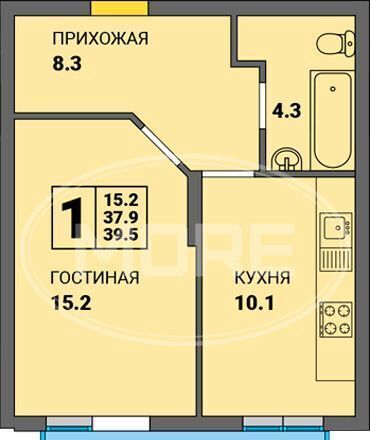 квартира г Калининград р-н Московский ул Тихорецкая 22 фото 21