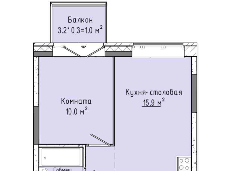 квартира г Ижевск р-н Индустриальный ул Ленина 91/1 фото 1
