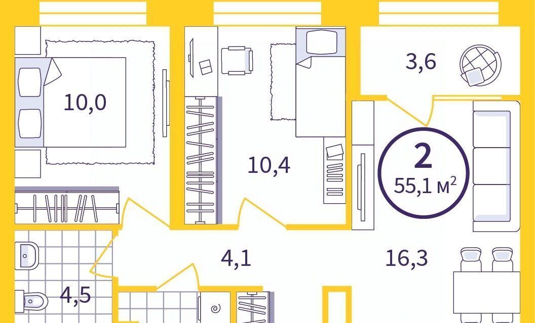 квартира г Екатеринбург Уктус Геологическая ЖК Астон Сезоны жилрайон фото 1