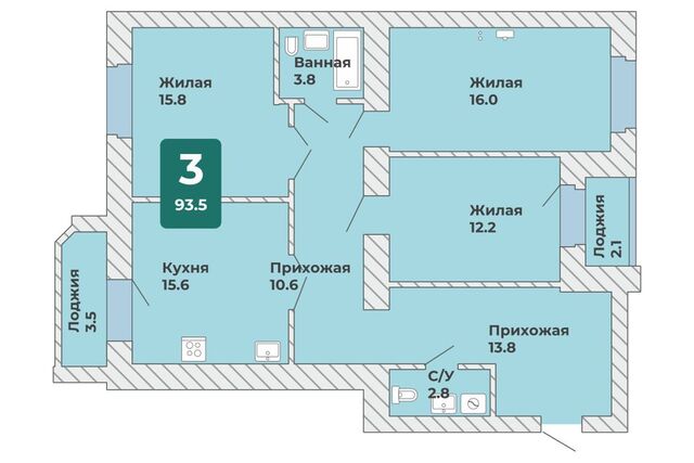 р-н Калининский городской округ Чебоксары, Стартовая Новый Город улица, 2/23 стр фото