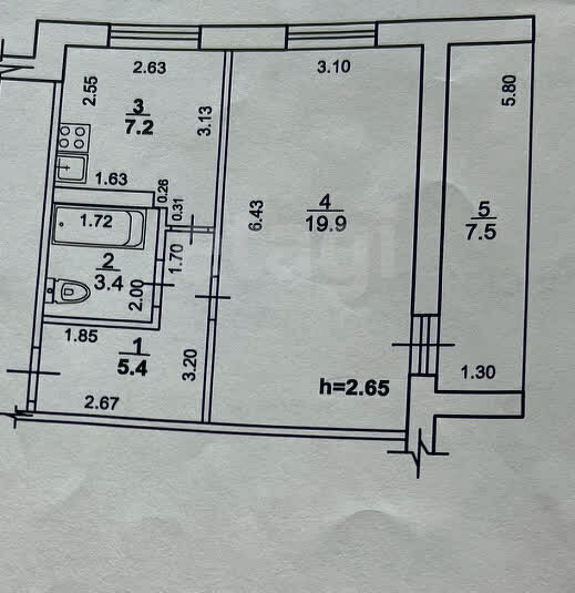 квартира г Стерлитамак ул Артема 39 фото 15