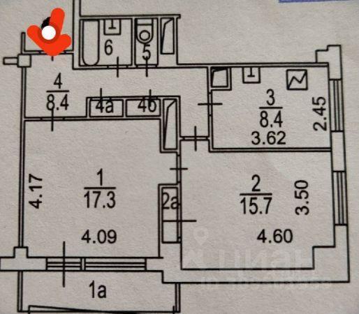 квартира г Зеленоград Матушкино ЗелАО 4-й микрорайон, к 436, Московская область, г Пушкино, Зеленоград фото 35