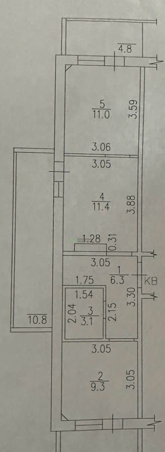 квартира г Киров р-н Октябрьский ул Романа Ердякова 7к/1 фото 16