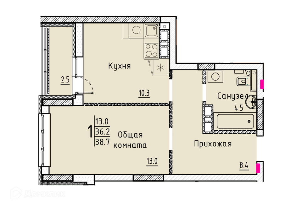 квартира г Энгельс ул Марины Расковой 6 Энгельсский район фото 1