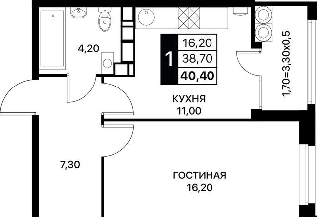 р-н Первомайский пр-кт Шолохова 2 умный квартал «Полет» корп. 1 фото