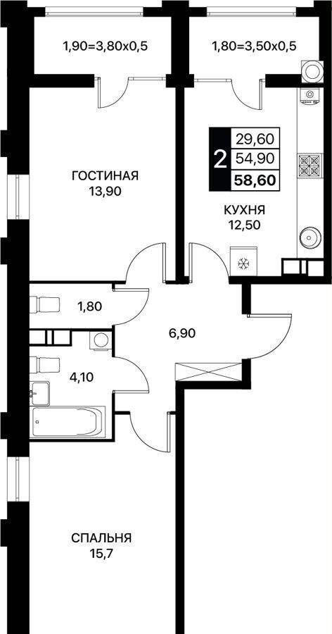 квартира г Ростов-на-Дону р-н Первомайский пр-кт Шолохова 23 ЖК «Сияние Квартал на Шолохова» корп. 1 фото 1